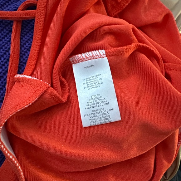 New without tags Almost Famous Vibrant Orange Backless Dress - Picture 5 of 5